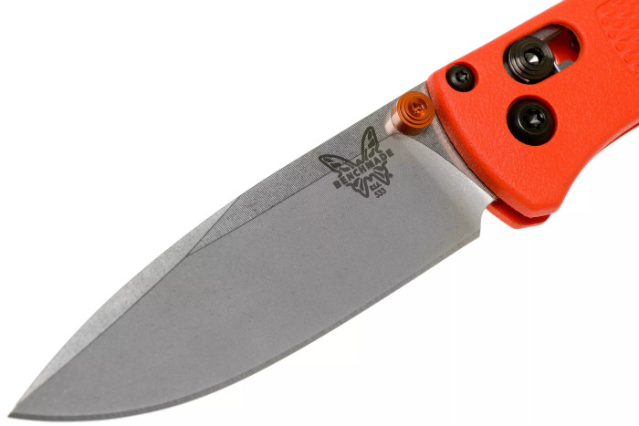 Ніж складний Benchmade 533 Mini Bugout, помаранчева рукоять 