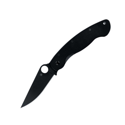 Ніж військовий чорний клинок Spyderco C36GPBK