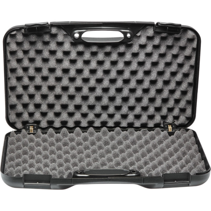 Кейс MEGAline 50x30x8.5 пластиковий, чорний, кліпси 