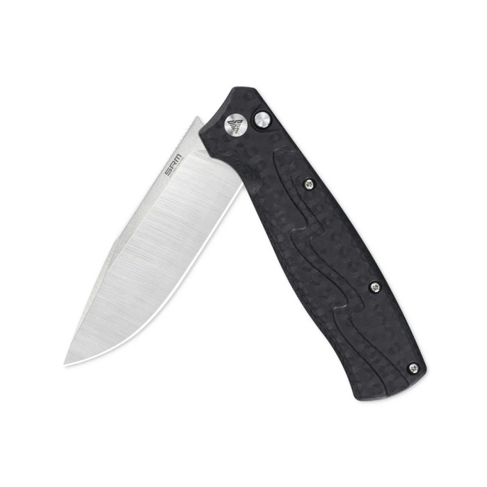 Ніж складаний туристичний SRM (9.2 см) 14C28N / G10 чорний 