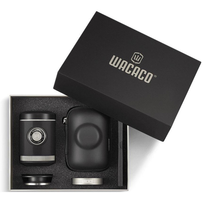 Портативна еспресо-кавоварка Wacaco Picopresso, механічна, для меленої кави 