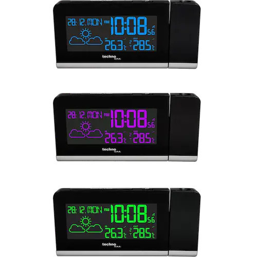 Годинник проекційний Technoline WT539 Black (WT539) 