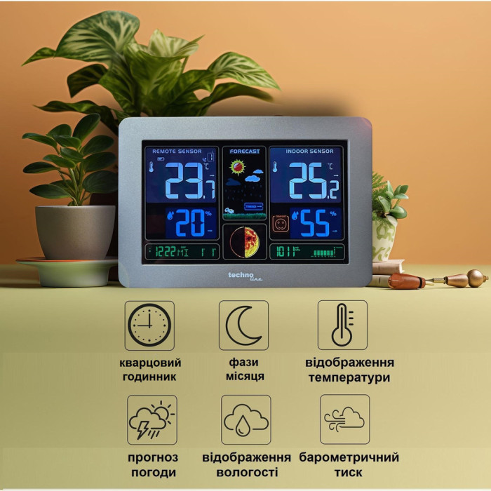 Метеостанція Technoline WS6469 Graphite (WS6469)