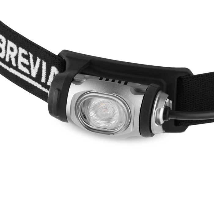 Ліхтар налобний Brevia 470Lm, 3xAA, IP64, заднє світло 