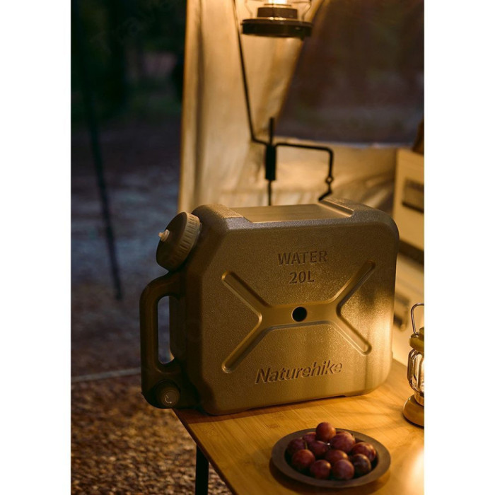 Каністра для води Naturehike CNH22CJ018, 20 літрів, темно-зелена 