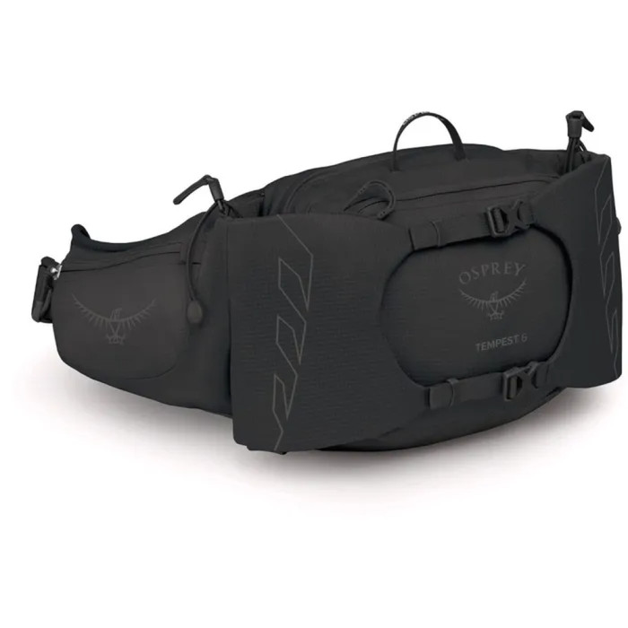 Поясна сумка Osprey Tempest 6 black/coal grey - O/S - чорний/сірий 