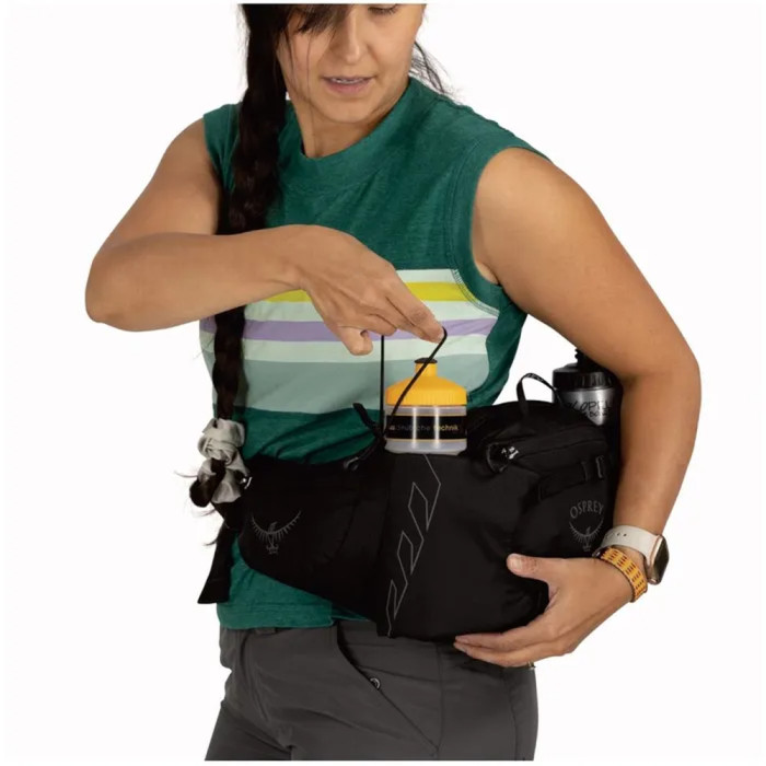 Поясна сумка Osprey Tempest 6 black/coal grey - O/S - чорний/сірий 