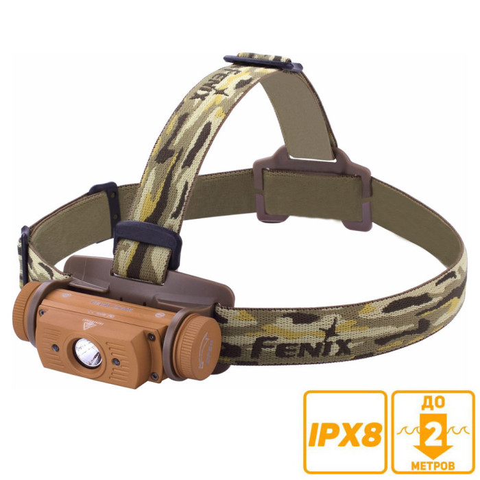 Налобний ліхтар Fenix HL60R Cree XM-L2 U2 Neutral White LED (пісочний) 