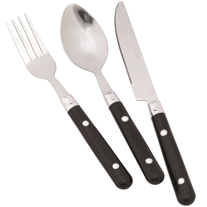 Набір для пікніка Easy Camp Family Cutlery Black (580034) 