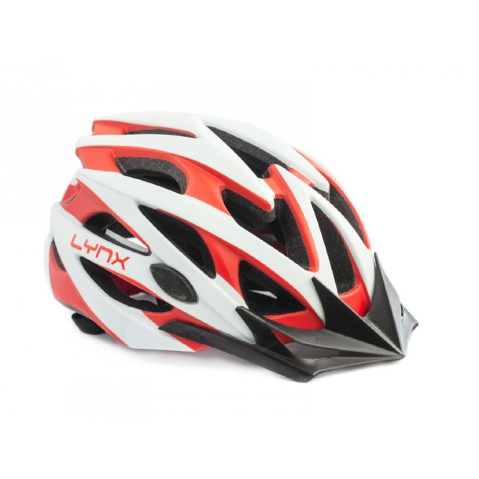 Шолом Lynx ValeDiSole-W-L Matt white/red, L (58-61) см 