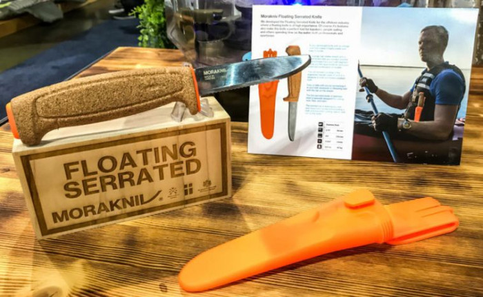 Ніж Morakniv Floating Serrated Knife, нержавіюча сталь, коркова ручка, 13131 