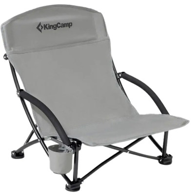 Стілець розкладаний KingCamp Beach Chair grey