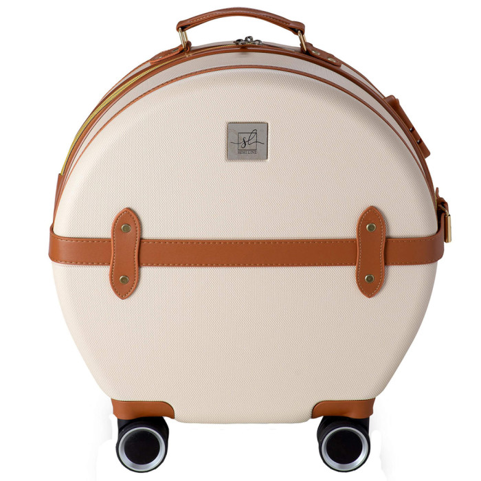 Валіза Semi Line 24" (M) Ecru/Brown (T5670-3) 