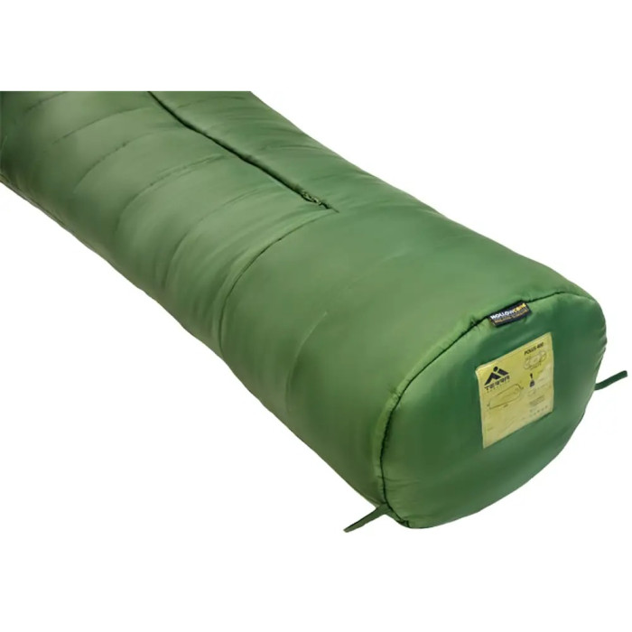 Спальний мішок Terra Incognita Polus 400 центральна застібка Темно-оливковий 