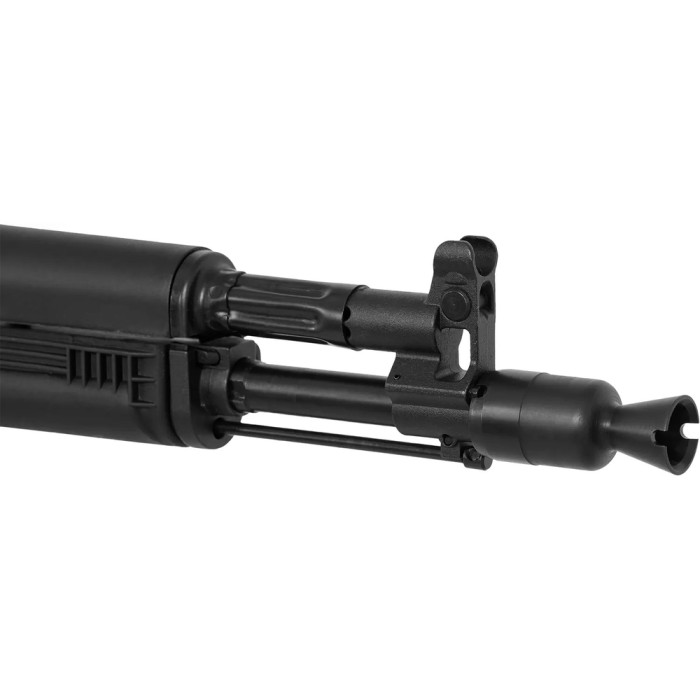 Страйкбольна гвинтівка LCT АК-104 AEG 6 мм зі складним прикладом cashmir black 