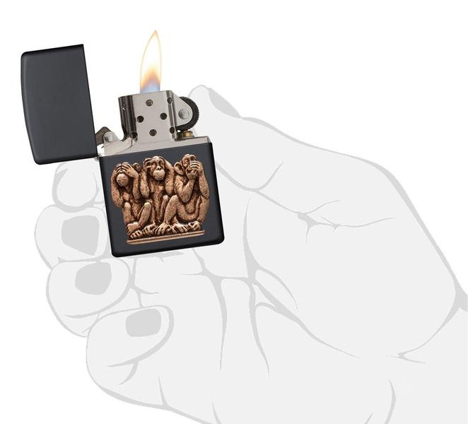 Запальничка Zippo 218 Three Monkeys 29409 