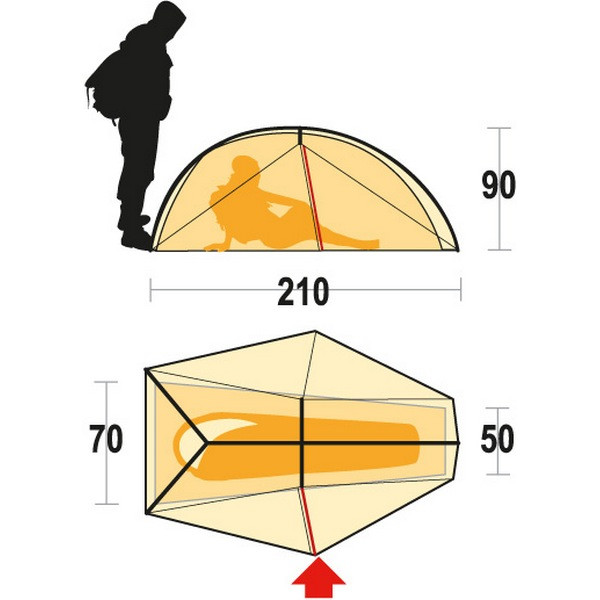 Намет Ferrino Nemesi 1 (8000) Olive Green 