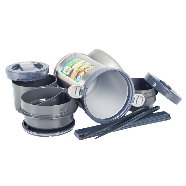 Набір для ланчу Zojirushi SL-NC09ST сталевий 