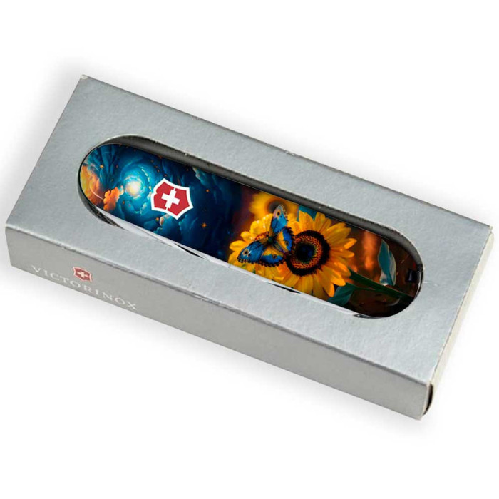 Складаний ніж Victorinox HUNTSMAN UKRAINE Зоряний метелик 