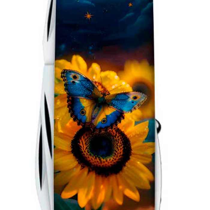 Складаний ніж Victorinox HUNTSMAN UKRAINE Зоряний метелик 