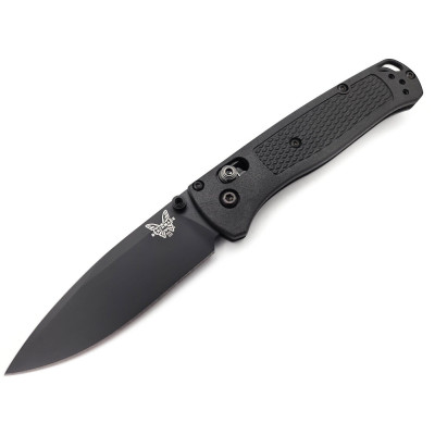 Ніж складний Benchmade 535BK-2 Bugout, чорна рукоять, чорне лезо