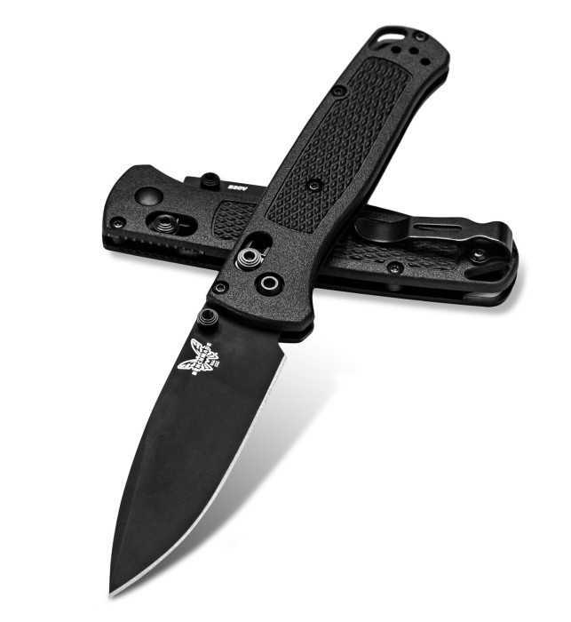 Ніж складний Benchmade 535BK-2 Bugout, чорна рукоять, чорне лезо 