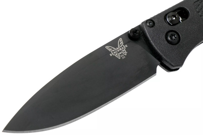 Ніж складний Benchmade 535BK-2 Bugout, чорна рукоять, чорне лезо 
