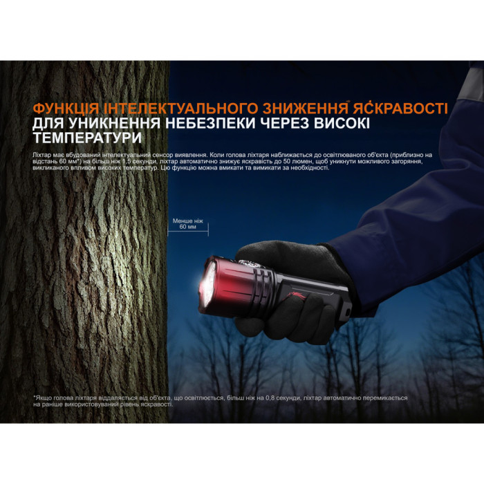 Ліхтар пошуковий ручний Fenix LR35R PRO | Лімітована серія 