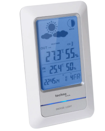 Метеостанція Technoline WS6740 - біла/срібляста 