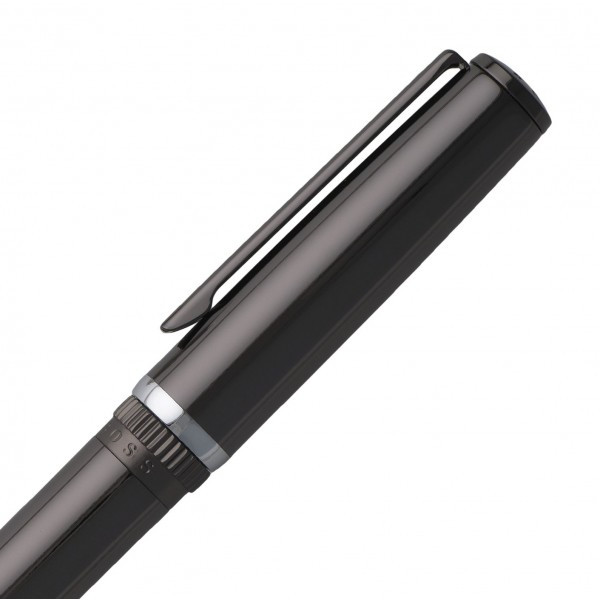 Кулькова ручка Hugo Boss Gear Metal Dark Chrome 
