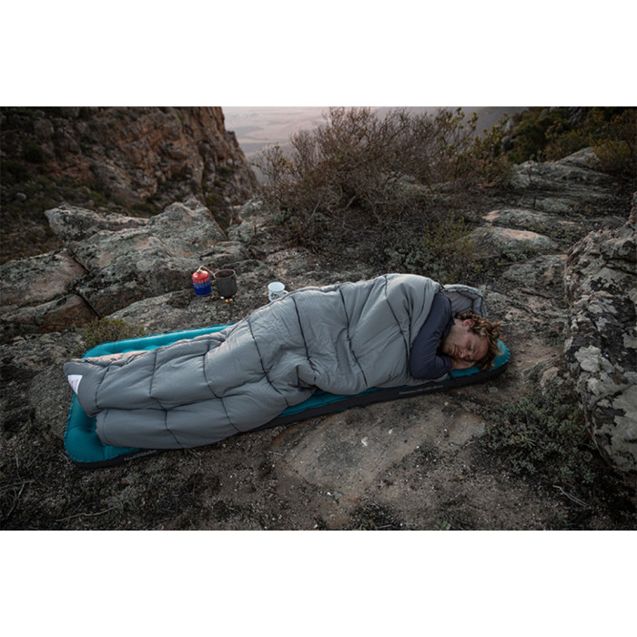 Спальник з капюшоном Naturehike M180 NH20MSD02, правий, сірий (6975641886600) 