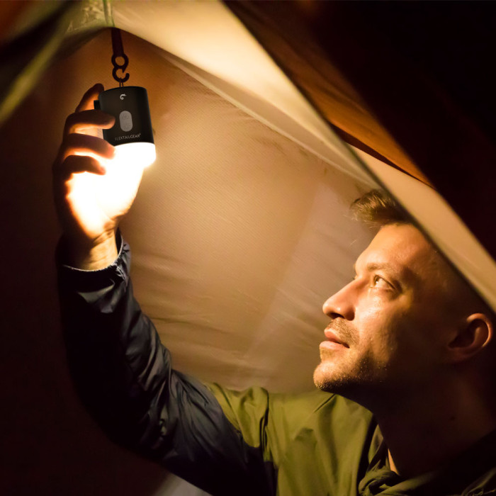 Насос-ліхтар-powerbank кемпінговий Flextail Max Pump 2 Pro, помаранчевий 