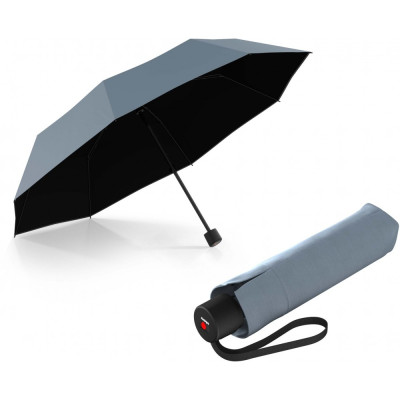 Парасоля Knirps A.050 Fog Black HeatShield Мех / Складана / 8 спиць / D98x24см