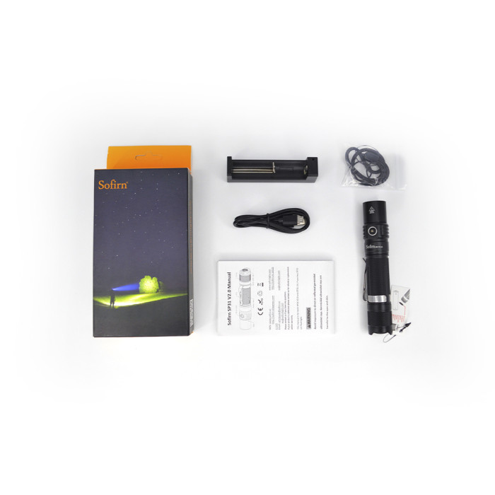 Фонарь Sofirn SP31 V2.0 Cree XPL HI 1200lm 1*18650 & Charger 