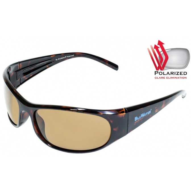 Окуляри BluWater Florida-2 Polarized (brown) коричневі 