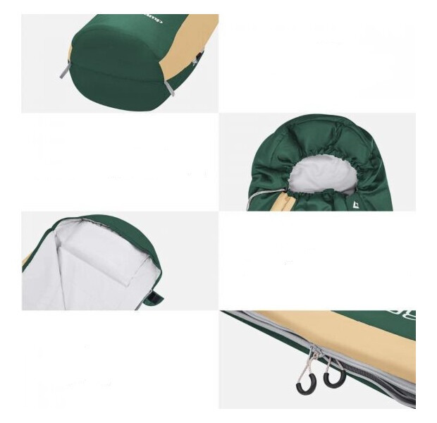 Спальний мішок KingCamp BREEZE 70 (KS2020) L DARKGREEN 