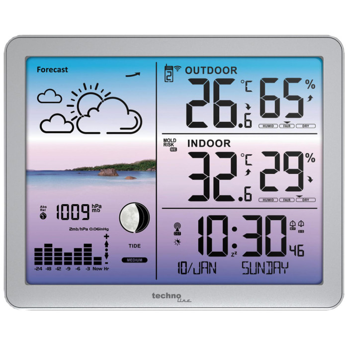 Метеостанція Technoline WS6520 Silver (WS6520)