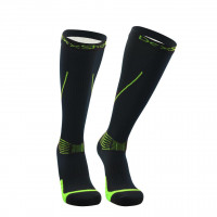 Водонепроникні шкарпетки Dexshell Mudder, чорні з жовтими смужками, S