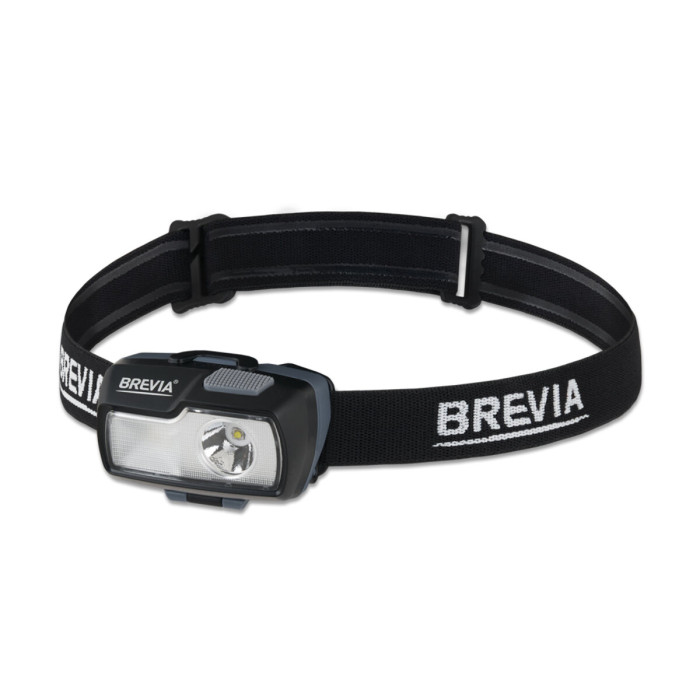 Ліхтар налобний Brevia 470Lm, 4 режими, 2xAA, IP64 