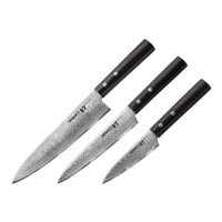 Набір з 3-х кухонних ножів Samura 67 Damascus SD67-0220P