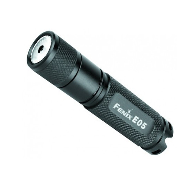 Ліхтар-брелок Fenix E05 R2 чорний у подарунковій упаковці, 85 лм. 