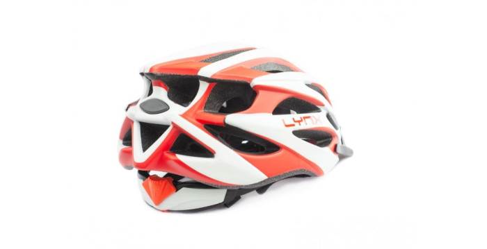 Шолом Lynx ValeDiSole-W-L Matt white/red, M (55-58) см 