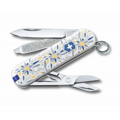 Складаний ніж-брелок Victorinox Classic Limited Edition 2021" Alpine Edelweiss " (0.6223.L2109)
