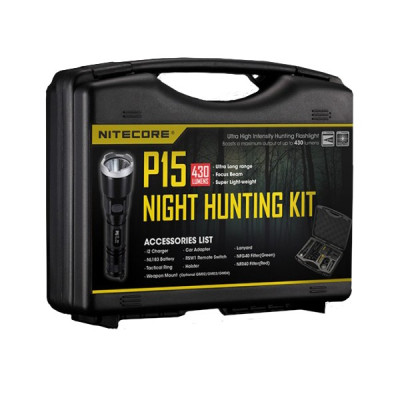 Набір для нічного полювання Nitecore P15, в подарунковому Кейсі