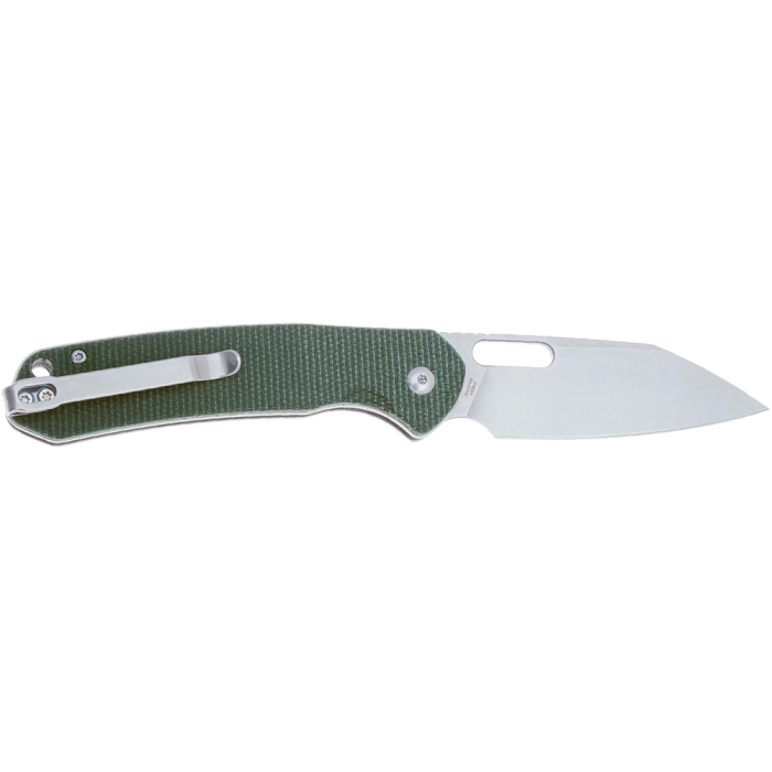 Ніж CJRB Pyrite Wharncliffe Micarta, AR-RPM9 Steel green 