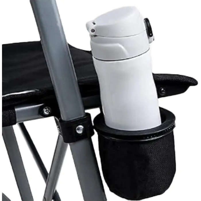 Стілець розкладаний KingCamp Comfort black/mediumgrey 