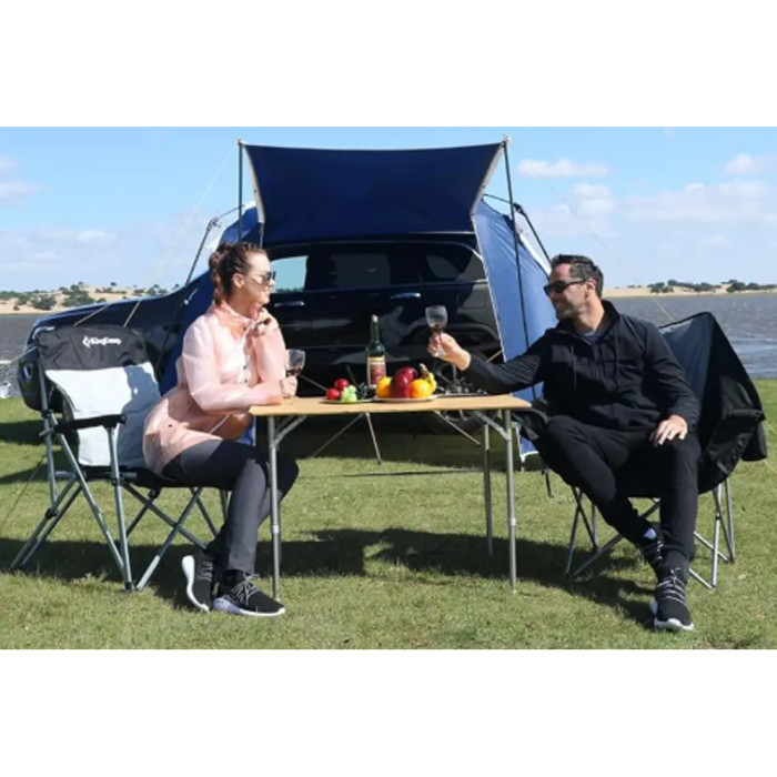 Стілець розкладаний KingCamp Comfort black/mediumgrey 