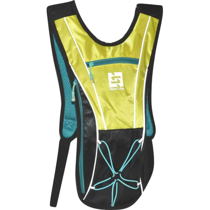 Рюкзак спортивний Semi Line 9 Black/Yellow (3294) 