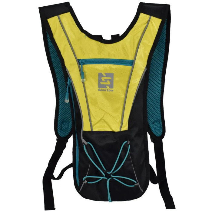 Рюкзак спортивний Semi Line 9 Black/Yellow (3294) 