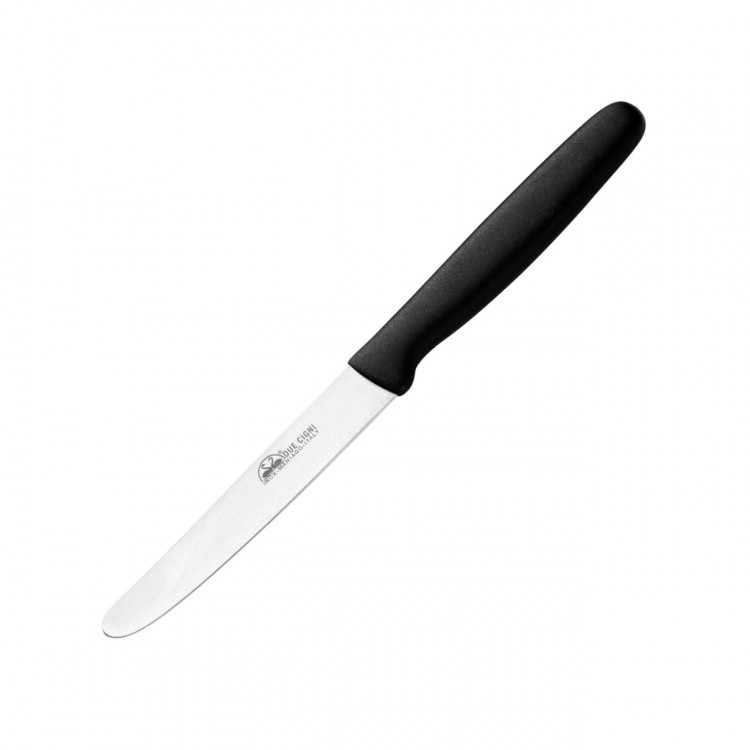 Ніж кухонний Due Cigni Table Knife, 110 mm, Чорний (711-11) 